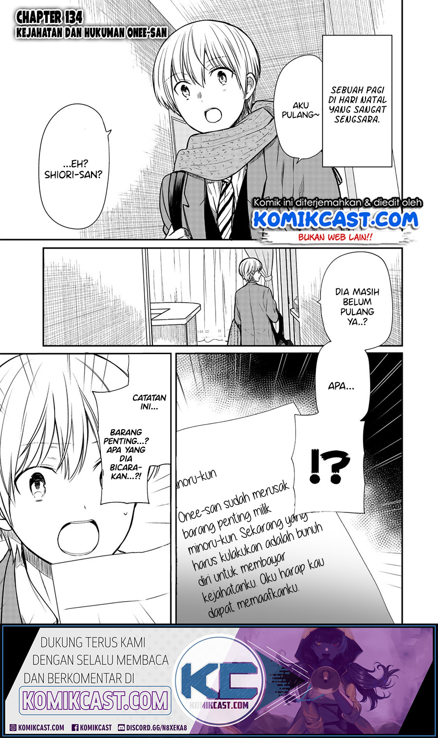 Danshi Koukousei wo Yashinaitai Oneesan no Hanashi Chapter 134 - halaman 2