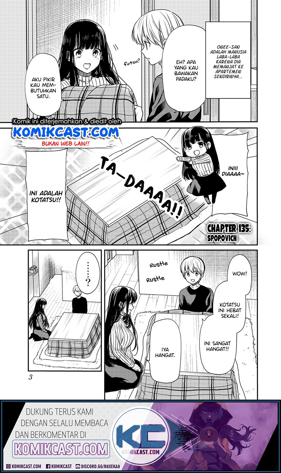 Danshi Koukousei wo Yashinaitai Oneesan no Hanashi Chapter 135 - halaman 2