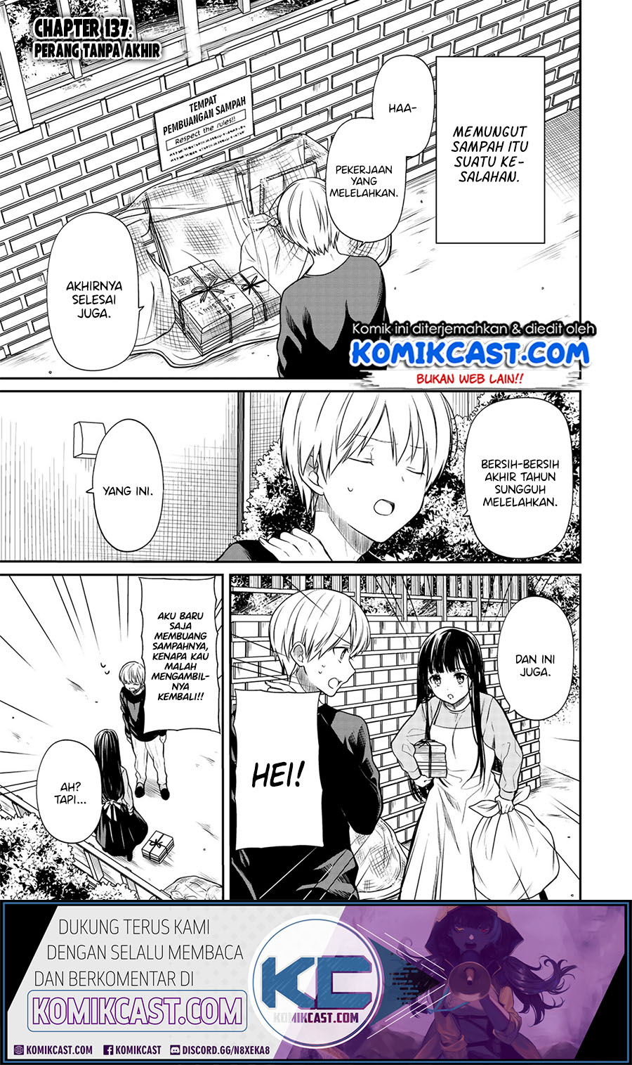 Danshi Koukousei wo Yashinaitai Oneesan no Hanashi Chapter 137 - halaman 2
