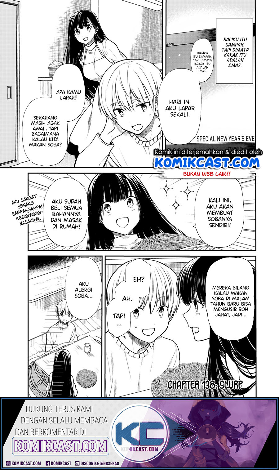 Danshi Koukousei wo Yashinaitai Oneesan no Hanashi Chapter 138 - halaman 2