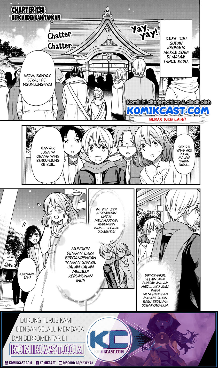 Danshi Koukousei wo Yashinaitai Oneesan no Hanashi Chapter 139 - halaman 2