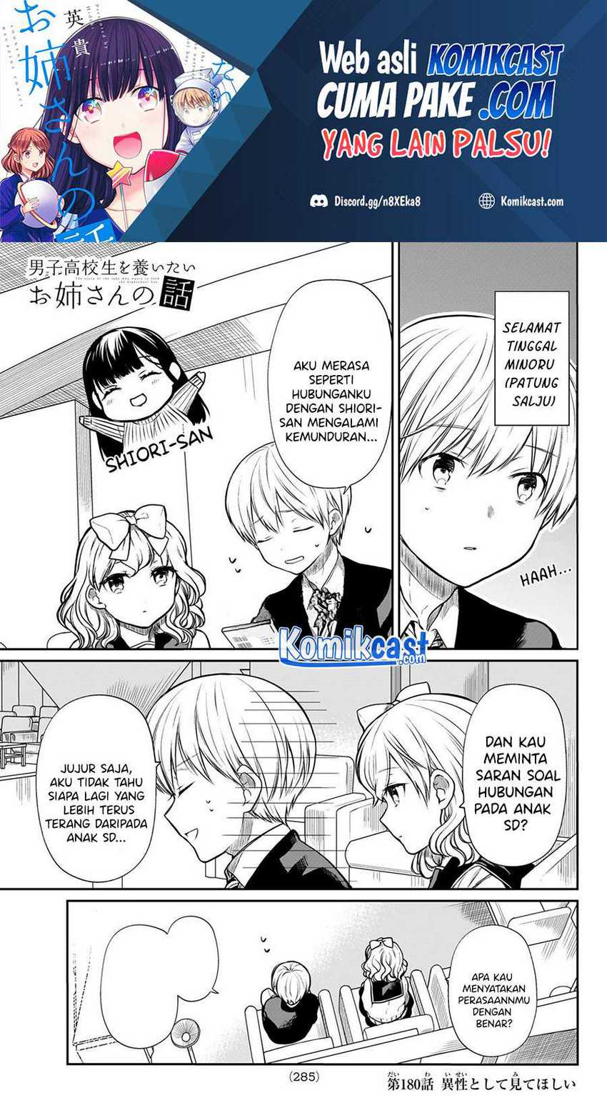 Danshi Koukousei wo Yashinaitai Oneesan no Hanashi Chapter 180 - halaman 2