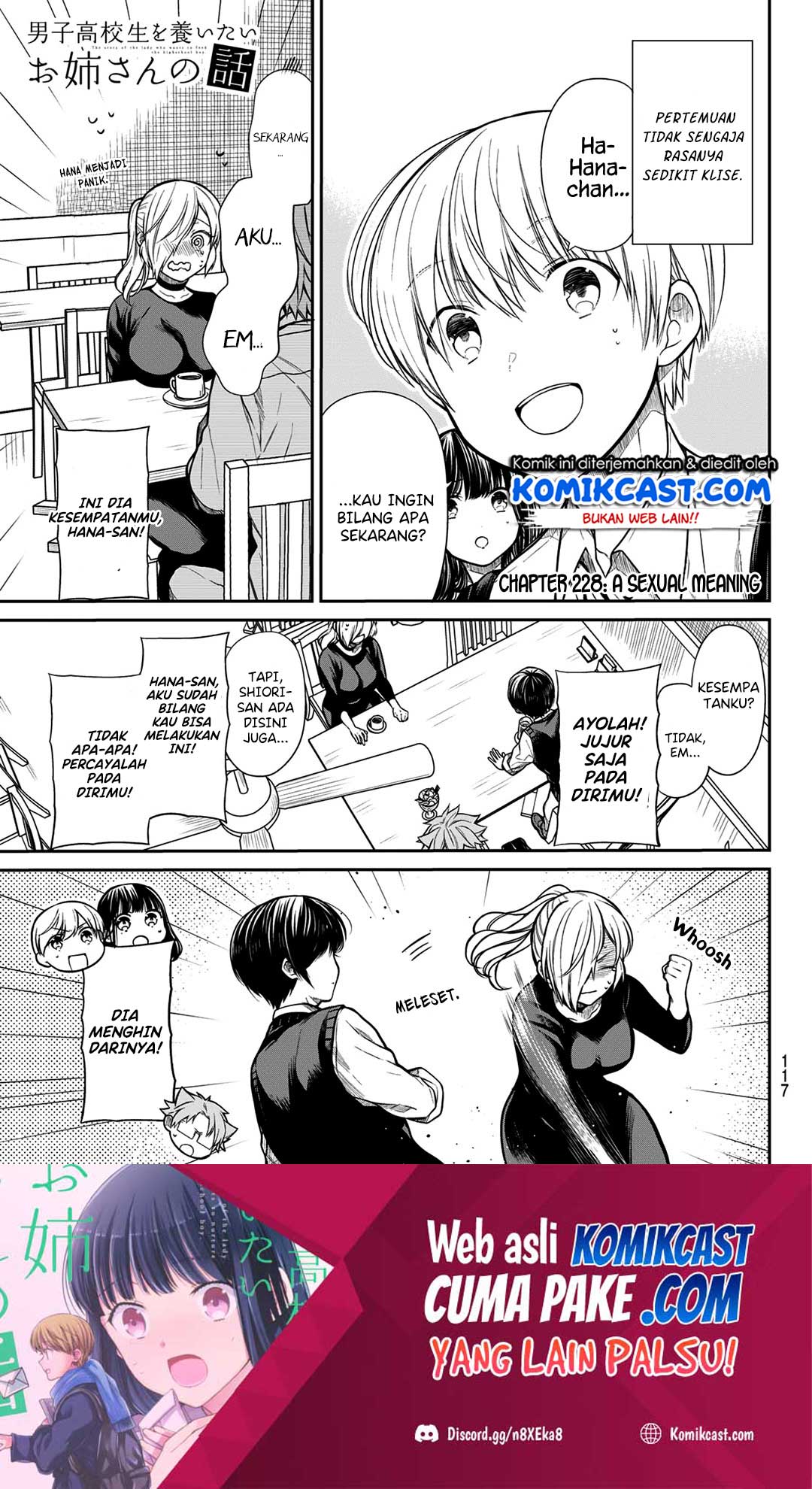 Danshi Koukousei wo Yashinaitai Oneesan no Hanashi Chapter 228 - halaman 3