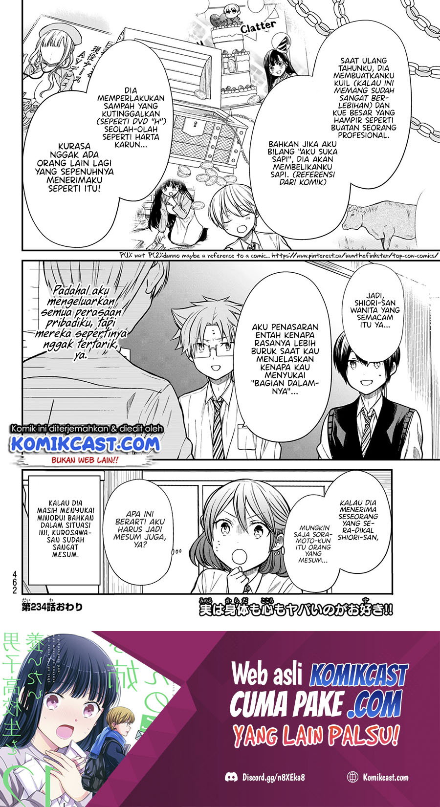 Danshi Koukousei wo Yashinaitai Oneesan no Hanashi Chapter 234 - halaman 5