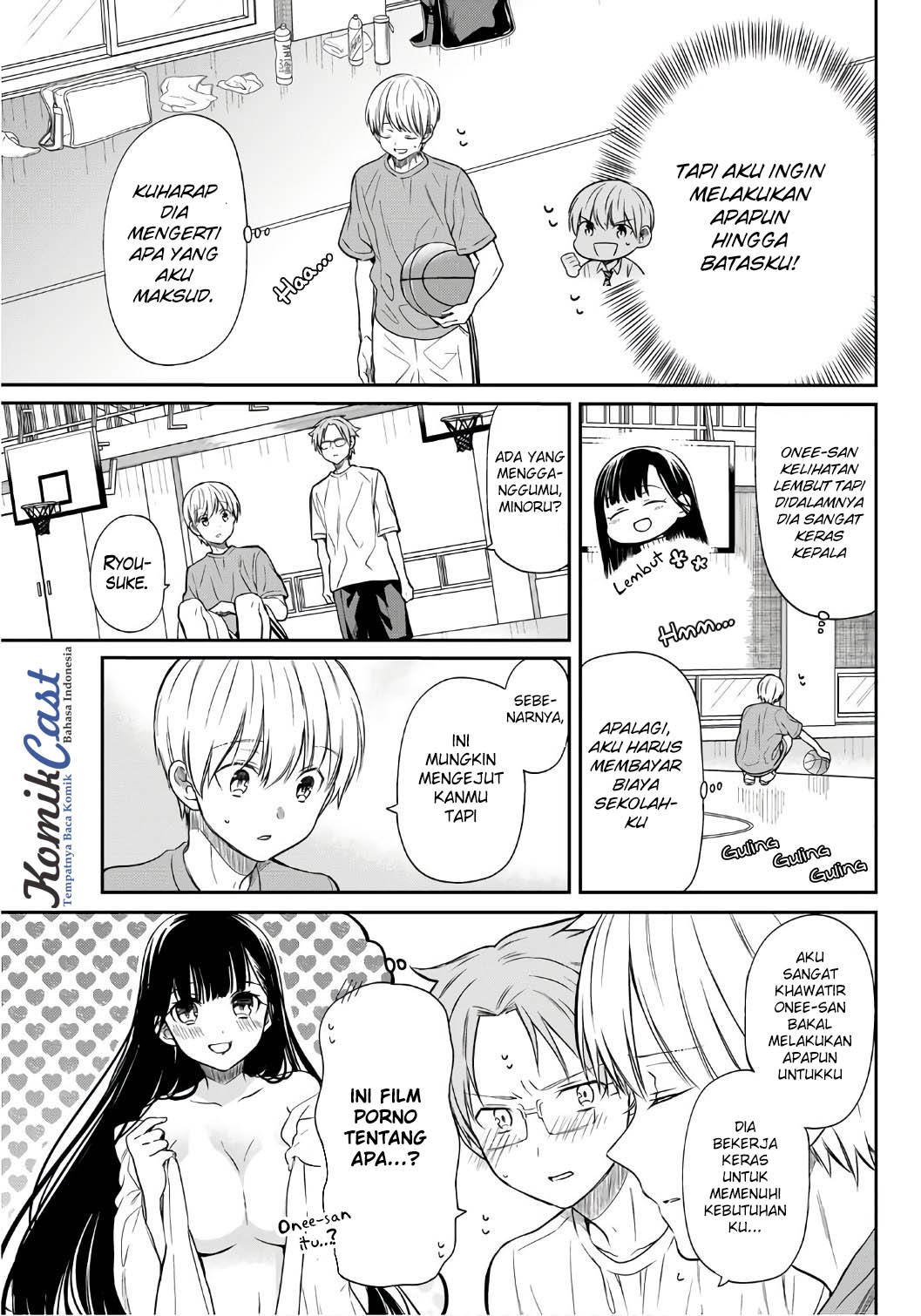 Danshi Koukousei wo Yashinaitai Oneesan no Hanashi Chapter 24 - halaman 4