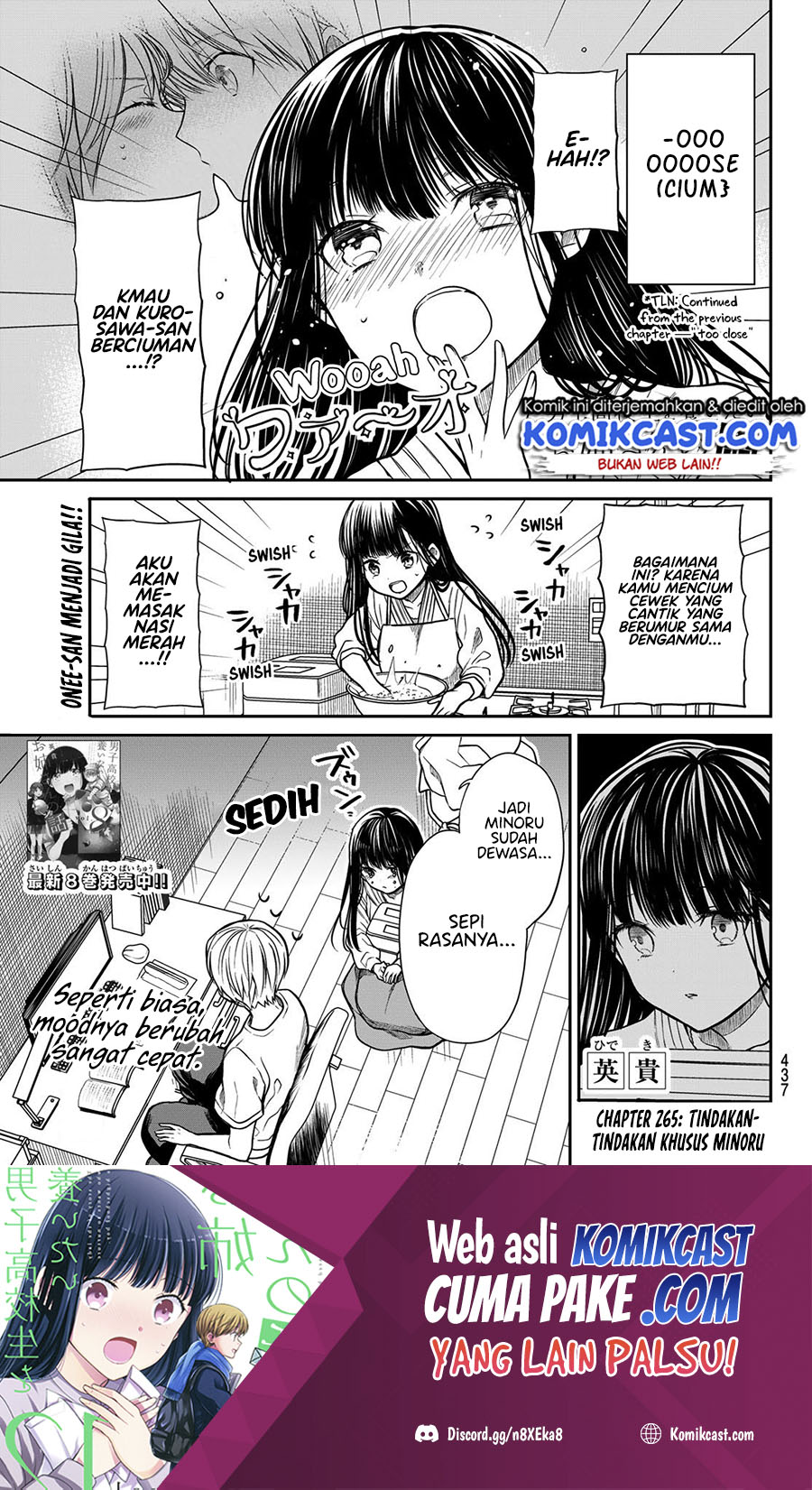 Danshi Koukousei wo Yashinaitai Oneesan no Hanashi Chapter 265 - halaman 2