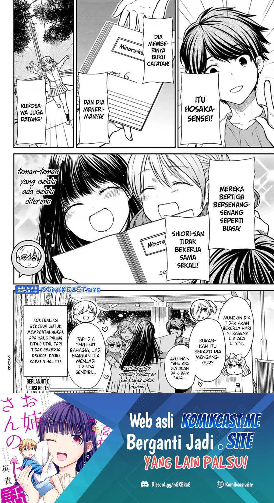 Danshi Koukousei wo Yashinaitai Oneesan no Hanashi Chapter 267 - halaman 9