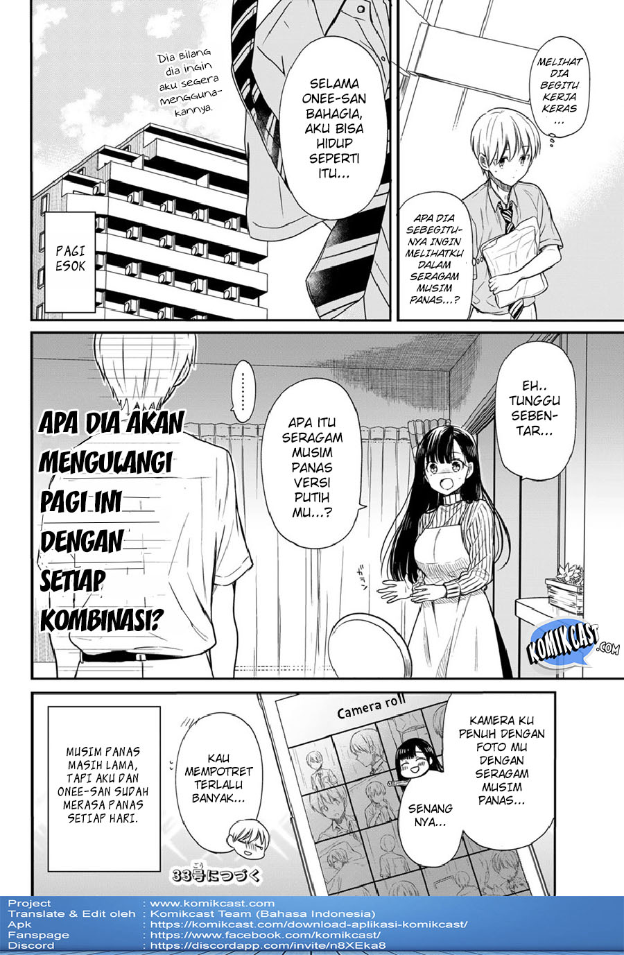 Danshi Koukousei wo Yashinaitai Oneesan no Hanashi Chapter 28 - halaman 6