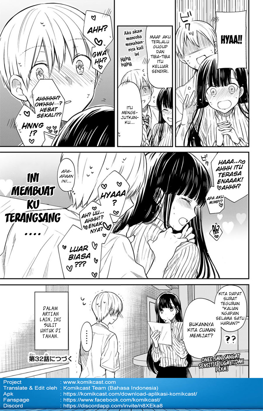Danshi Koukousei wo Yashinaitai Oneesan no Hanashi Chapter 31 - halaman 6