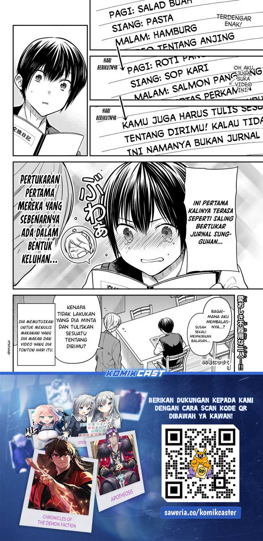 Danshi Koukousei wo Yashinaitai Oneesan no Hanashi Chapter 318 - halaman 5