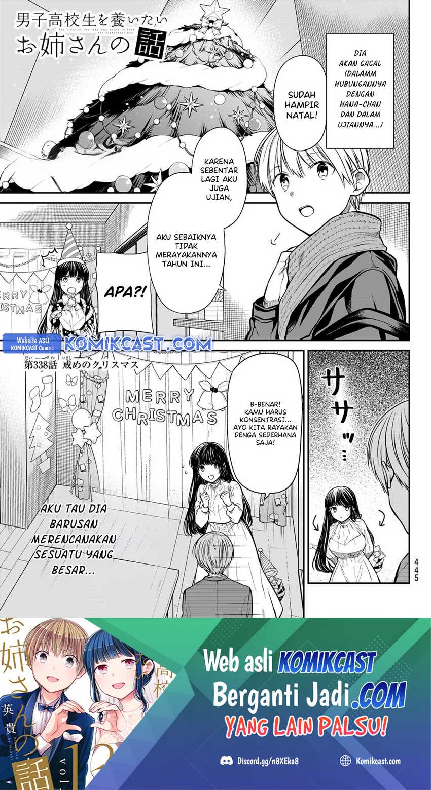 Danshi Koukousei wo Yashinaitai Oneesan no Hanashi Chapter 338 - halaman 2