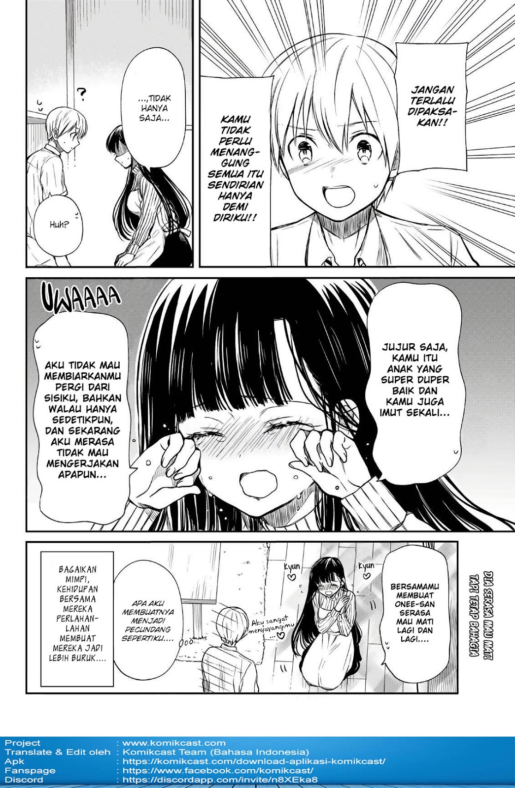 Danshi Koukousei wo Yashinaitai Oneesan no Hanashi Chapter 34 - halaman 6