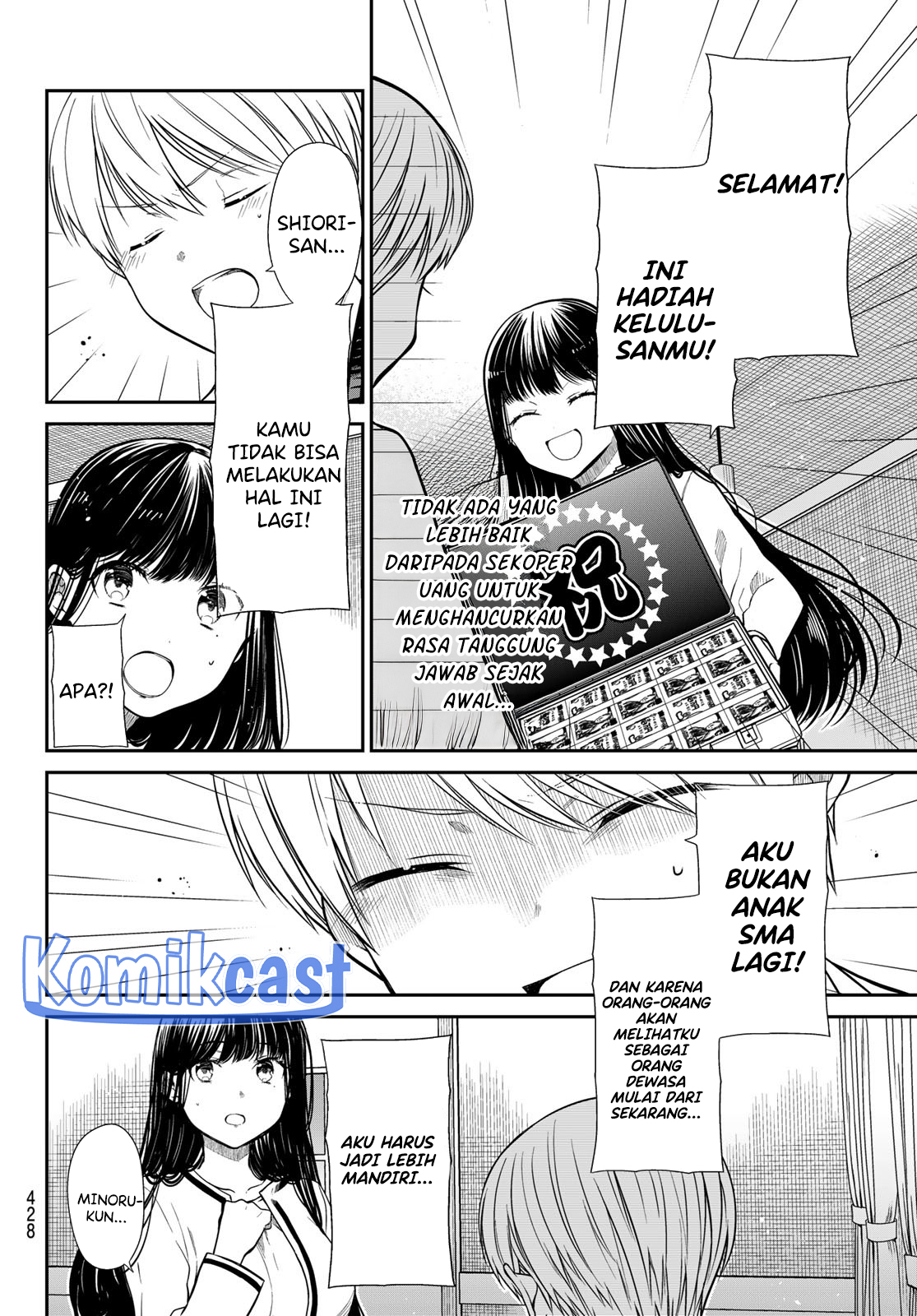 Danshi Koukousei wo Yashinaitai Oneesan no Hanashi Chapter 350 - halaman 3