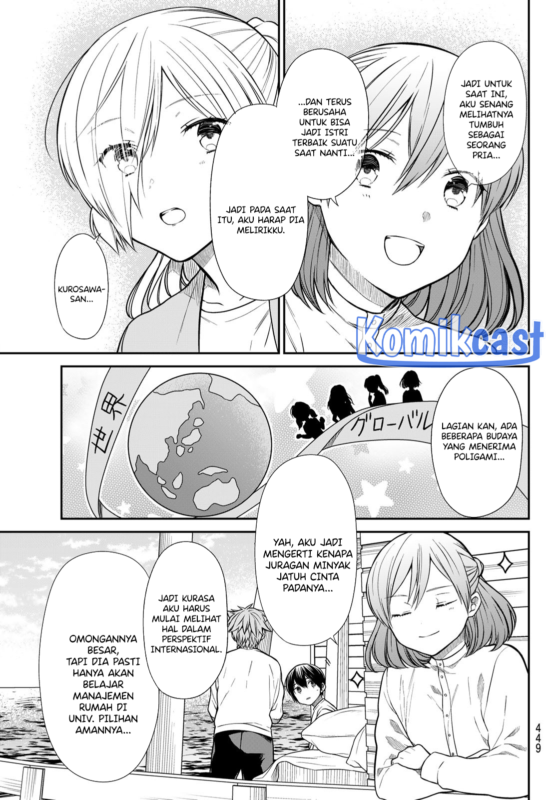 Danshi Koukousei wo Yashinaitai Oneesan no Hanashi Chapter 352 - halaman 3