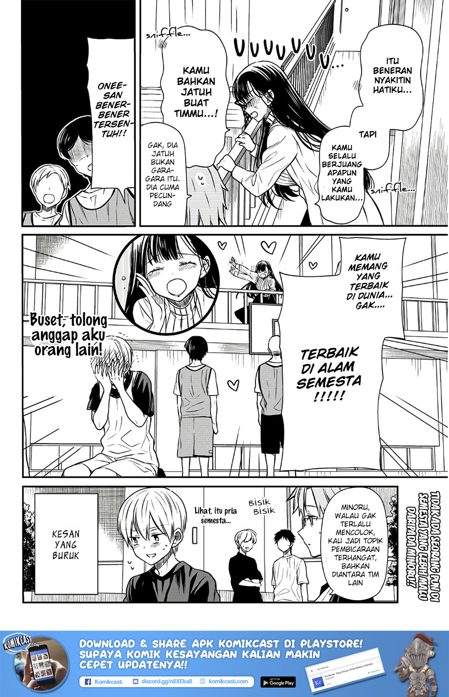 Danshi Koukousei wo Yashinaitai Oneesan no Hanashi Chapter 39 - halaman 6