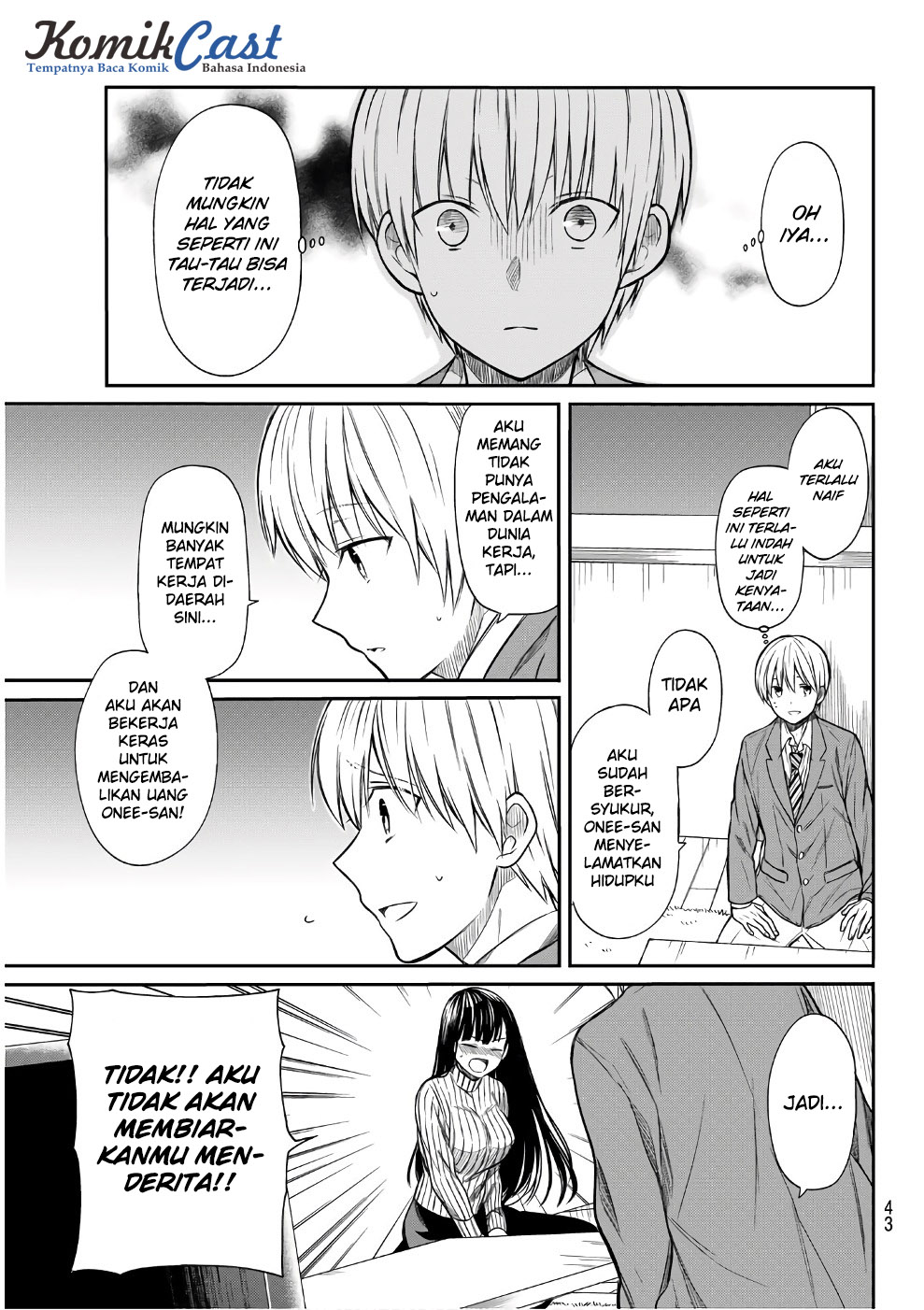 Danshi Koukousei wo Yashinaitai Oneesan no Hanashi Chapter 4 - halaman 4