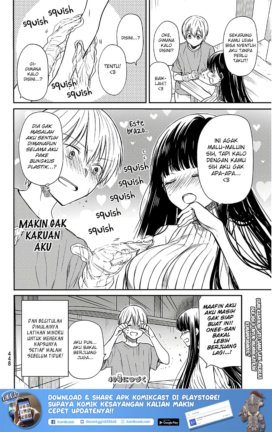 Danshi Koukousei wo Yashinaitai Oneesan no Hanashi Chapter 40 - halaman 6
