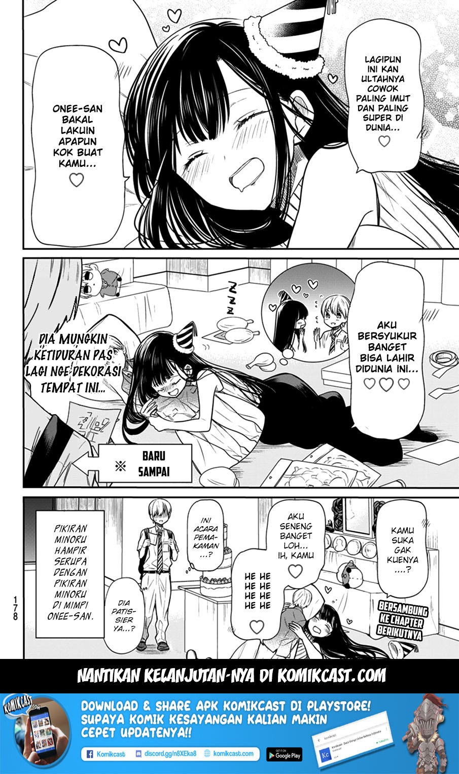 Danshi Koukousei wo Yashinaitai Oneesan no Hanashi Chapter 46 - halaman 6