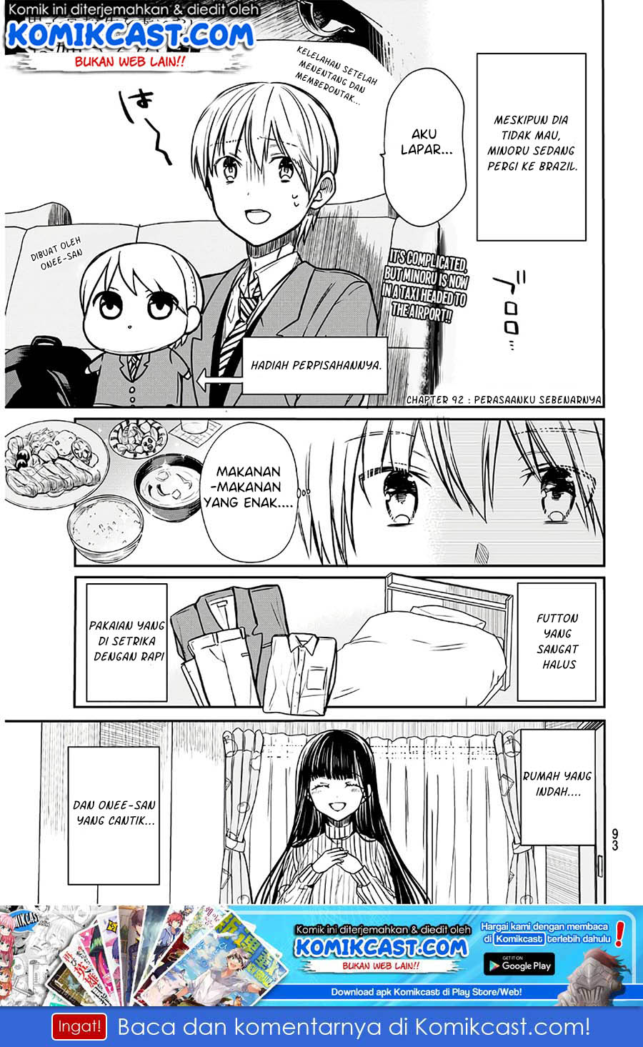 Danshi Koukousei wo Yashinaitai Oneesan no Hanashi Chapter 92 - halaman 2