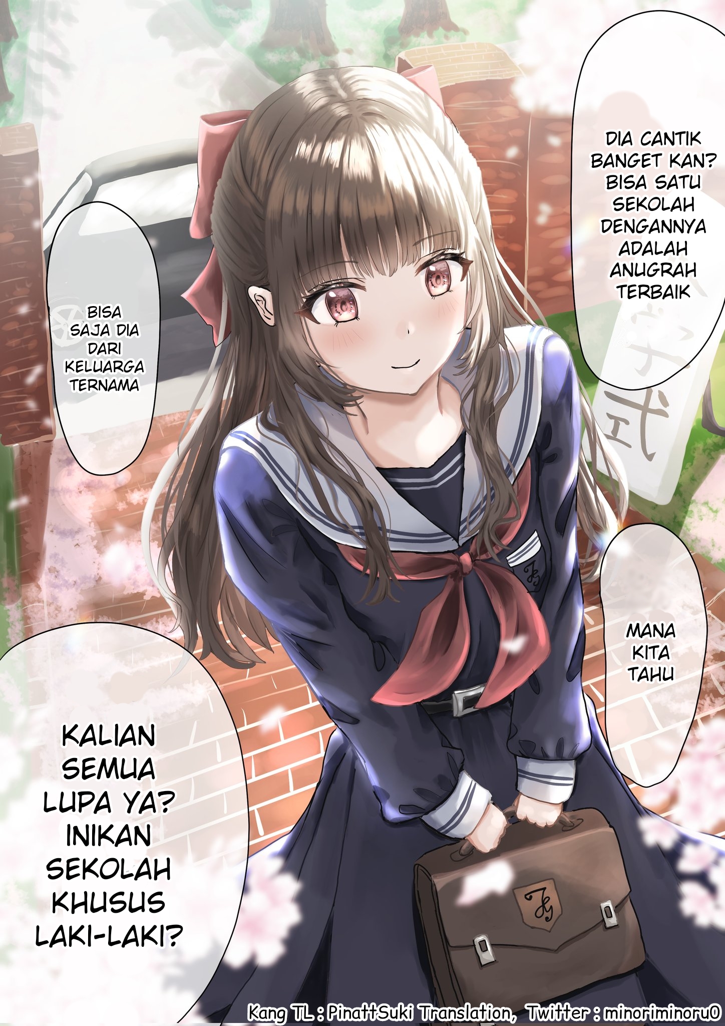 Danshikou no Ojousama ♂ Chapter 1 - halaman 1