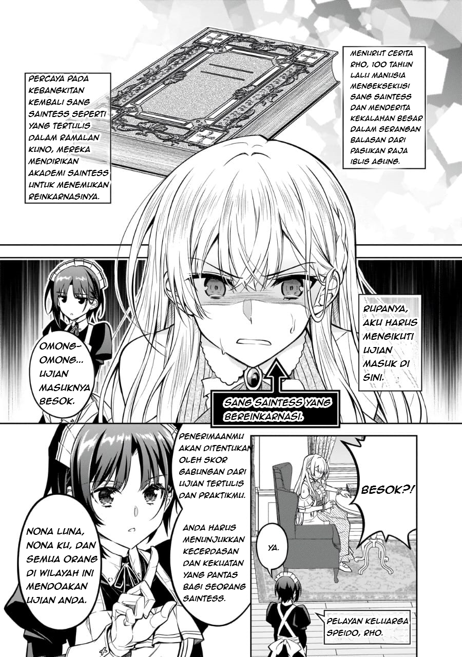 Danzai sareta Tensei Seijo wa, Akuyaku Reijou no Michi wo Iku! Chapter 2 - halaman 2