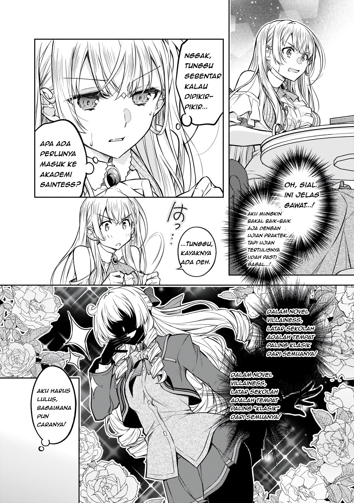Danzai sareta Tensei Seijo wa, Akuyaku Reijou no Michi wo Iku! Chapter 2 - halaman 3