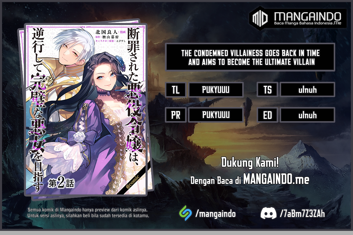 Danzaisareta Akuyaku Reijou wa, Gyakkou shite Kanpeki na Akujo wo Mezasu Chapter 3 - halaman 1