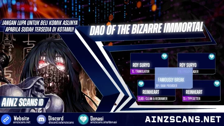 Dao of the Bizarre Immortal Chapter 58 - halaman 1