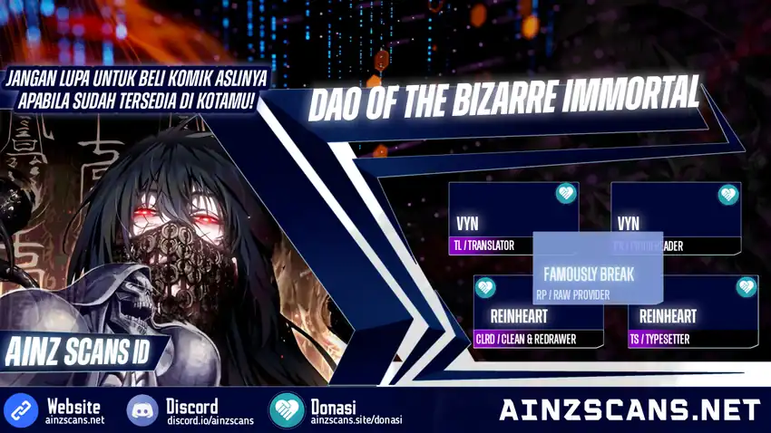 Dao of the Bizarre Immortal Chapter 74 - halaman 1