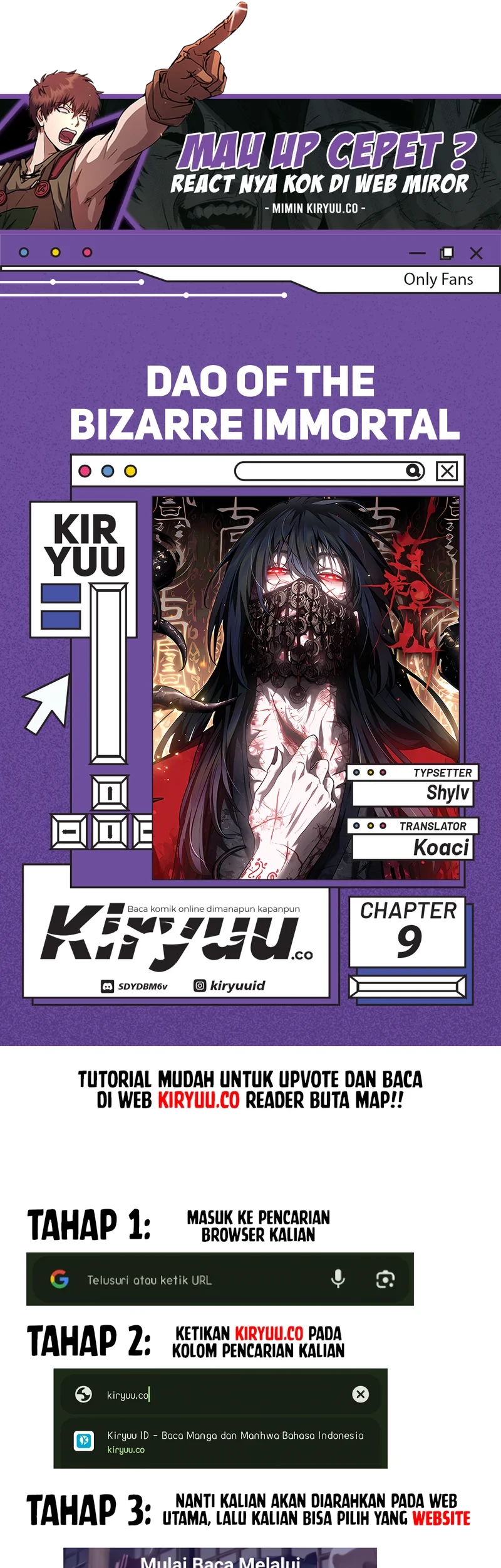 Dao of the Bizarre Immortal Chapter 9 - halaman 1