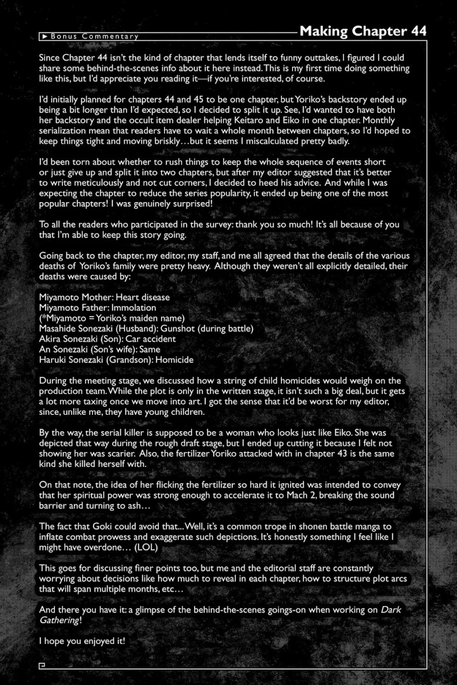 Dark Gathering Chapter 44 - halaman 50