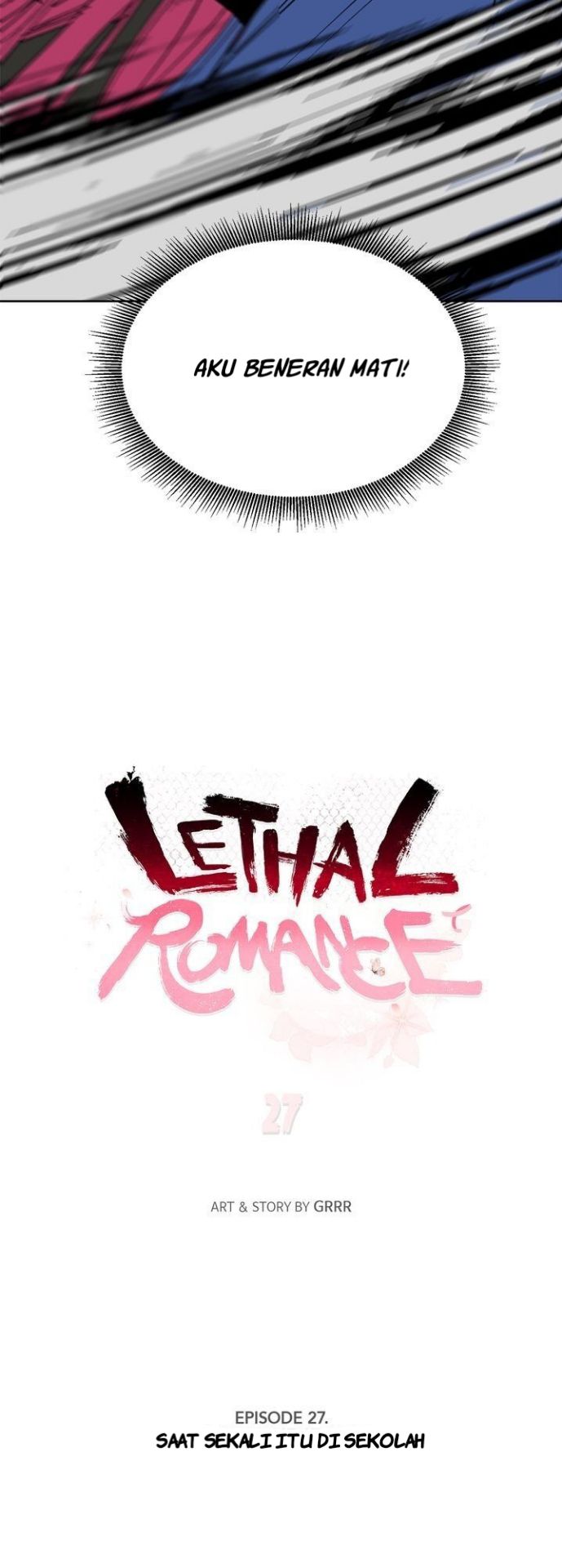 Deadly VS Romance (Lethal Romance) Chapter 27 - halaman 3