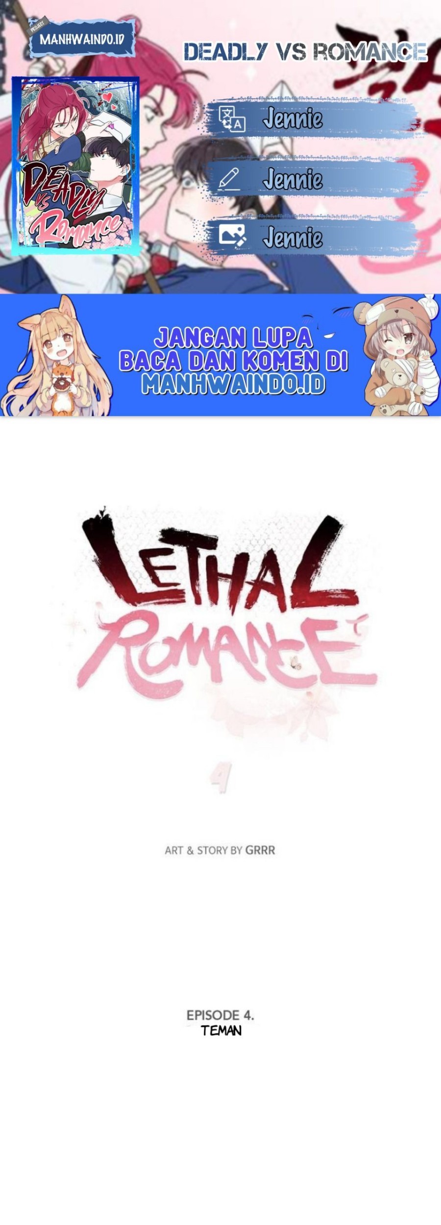Deadly VS Romance (Lethal Romance) Chapter 4 - halaman 1