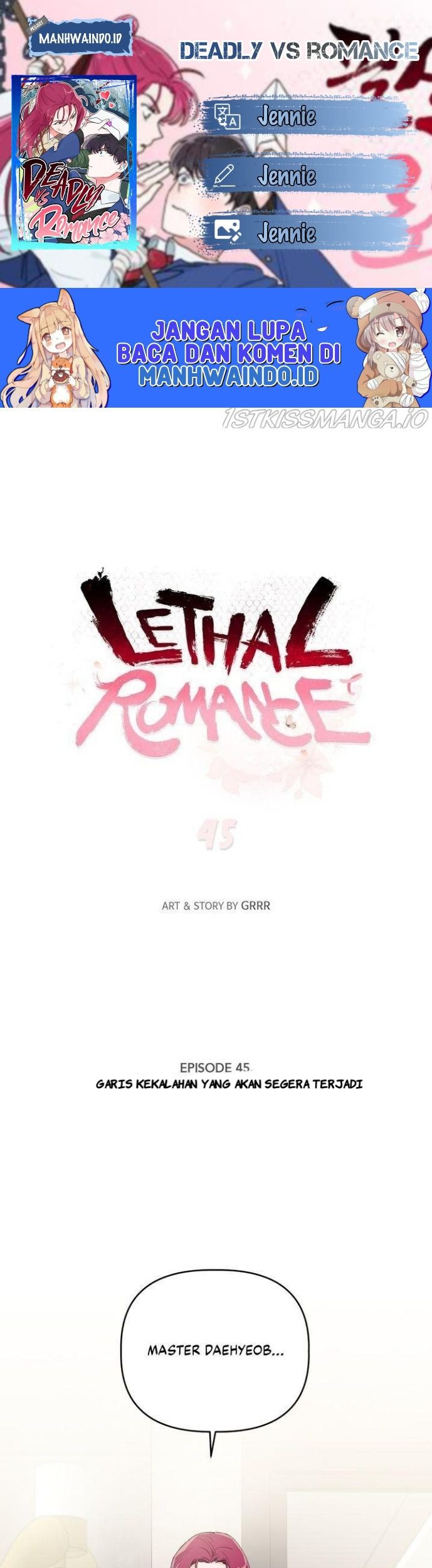 Deadly VS Romance (Lethal Romance) Chapter 49 - halaman 1
