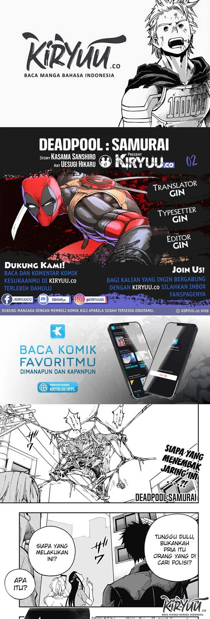 Deadpool: Samurai Chapter 2 - halaman 1
