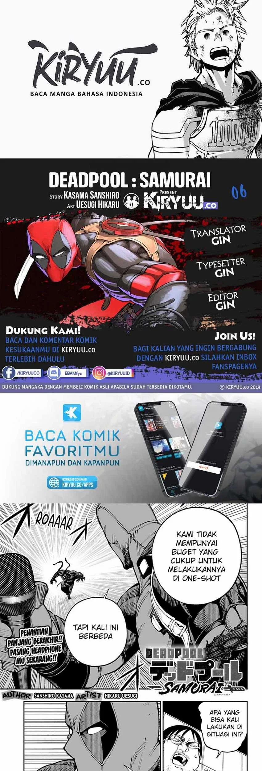 Deadpool: Samurai Chapter 6 - halaman 1