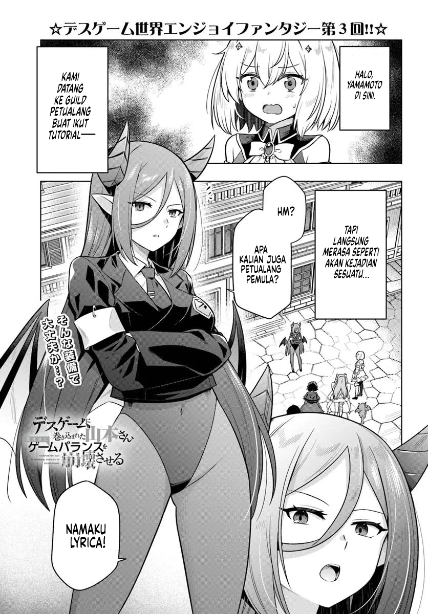 Death Game ni Makikomareta Yamamoto-san, Kimama ni Game Balance wo Houkai saseru Chapter 3 - halaman 2