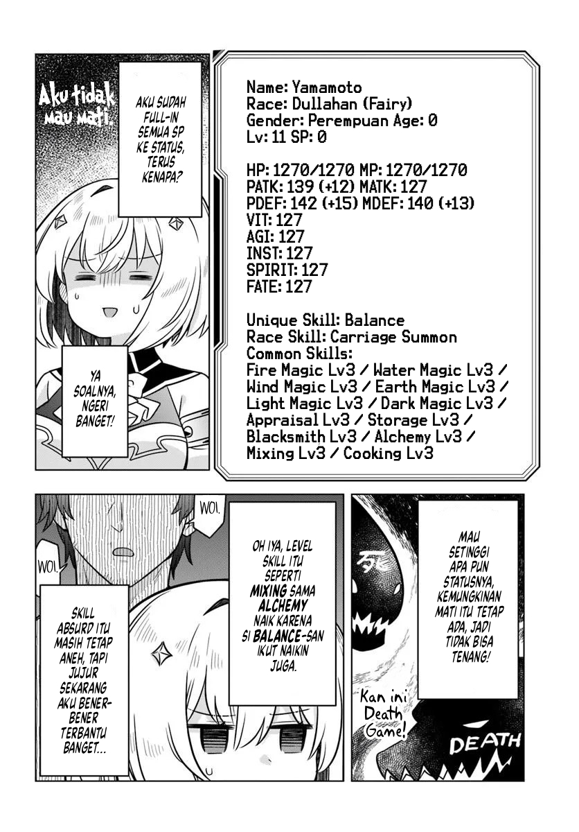 Death Game ni Makikomareta Yamamoto-san, Kimama ni Game Balance wo Houkai saseru Chapter 6.1 - halaman 5