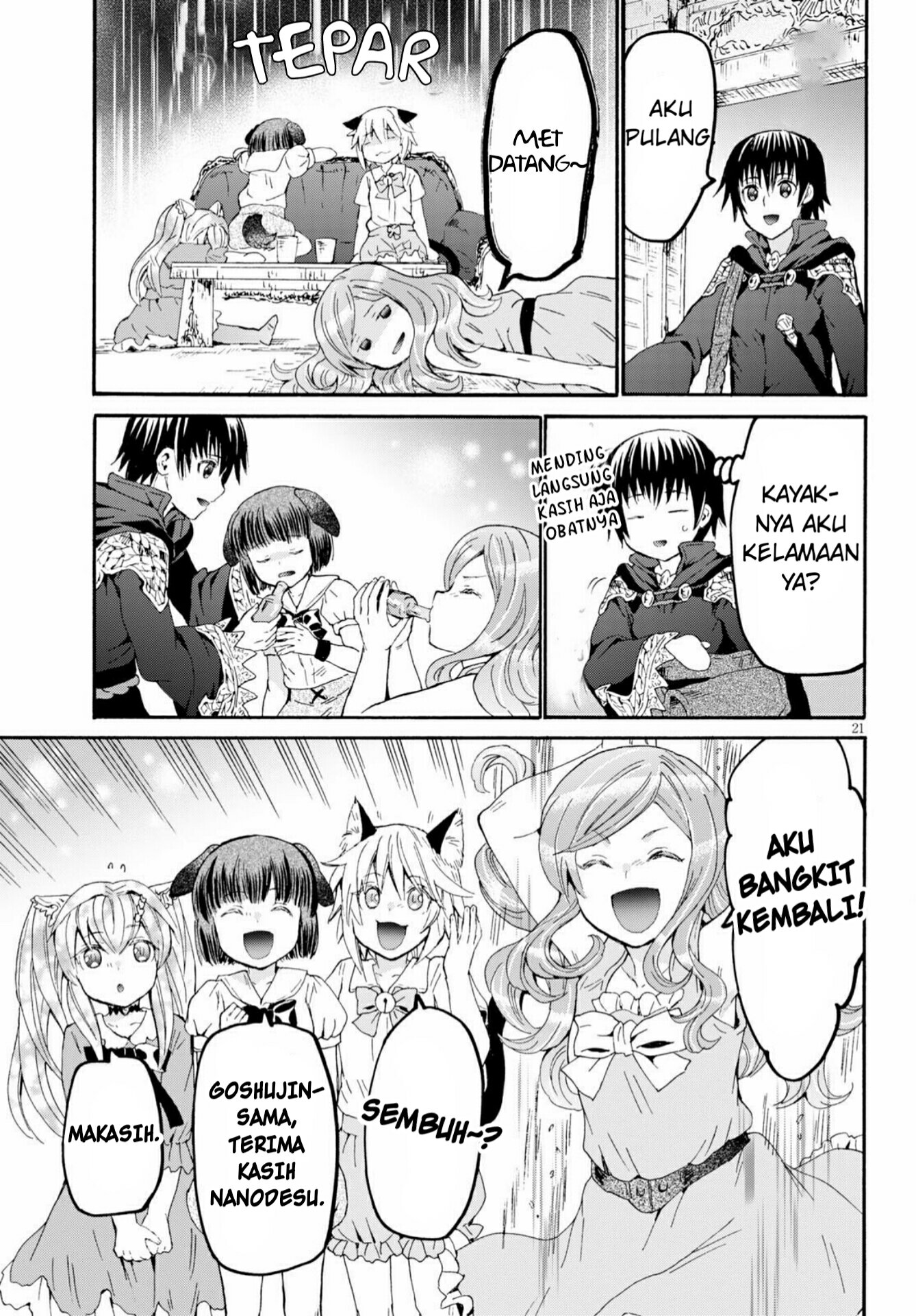 Death March kara Hajimaru Isekai Kyousoukyoku Chapter 73 - halaman 22