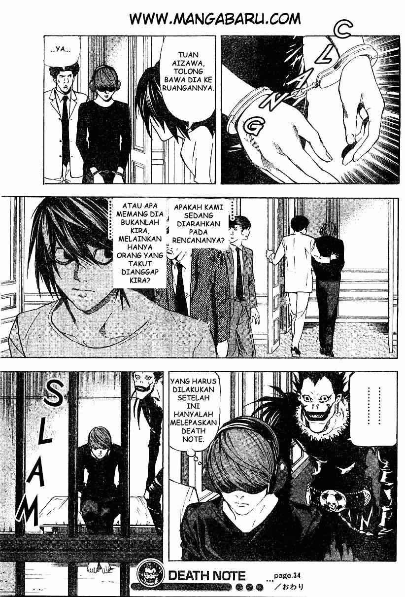 Death note Chapter 34 - halaman 22