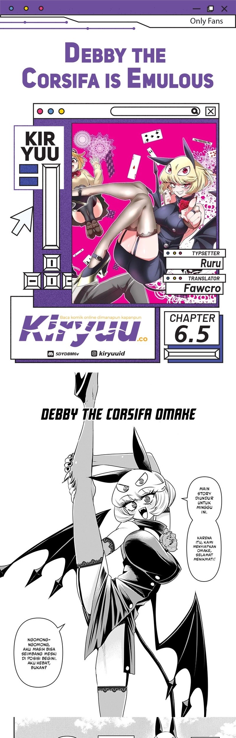 Debby the Corsifa wa Makezugirai Chapter 6.5 - halaman 1