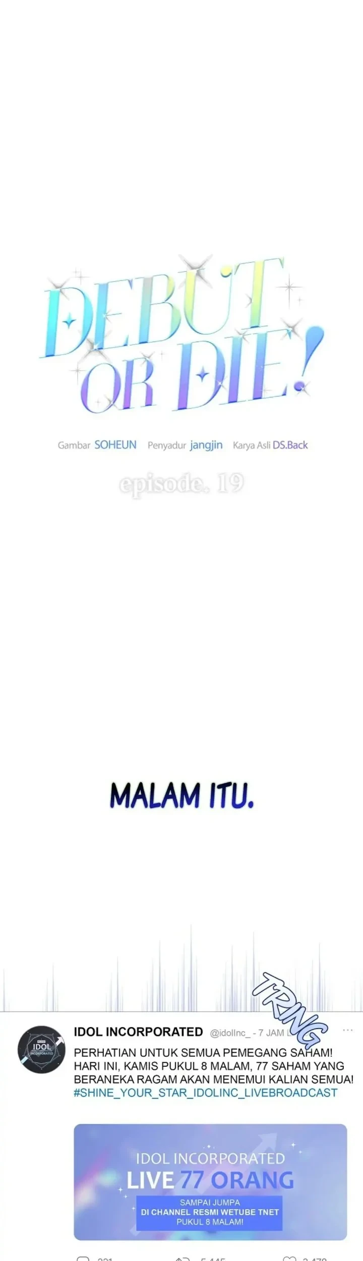 Debut or Die Chapter 19 - halaman 21