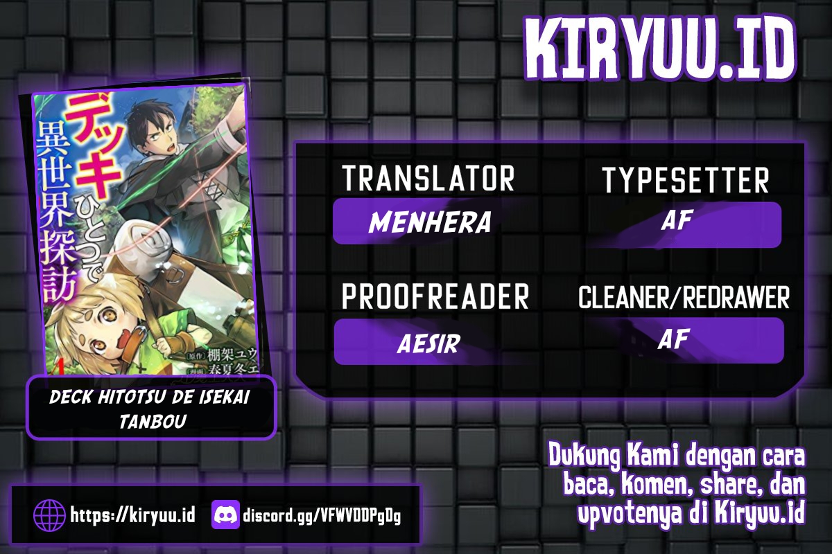 Deck Hitotsu de Isekai Tanbou Chapter 14 - halaman 1