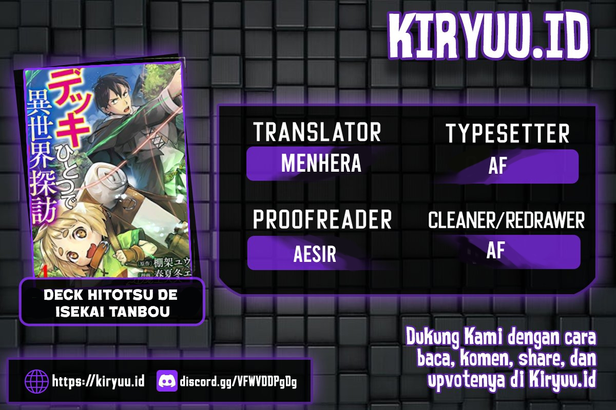 Deck Hitotsu de Isekai Tanbou Chapter 15 - halaman 1