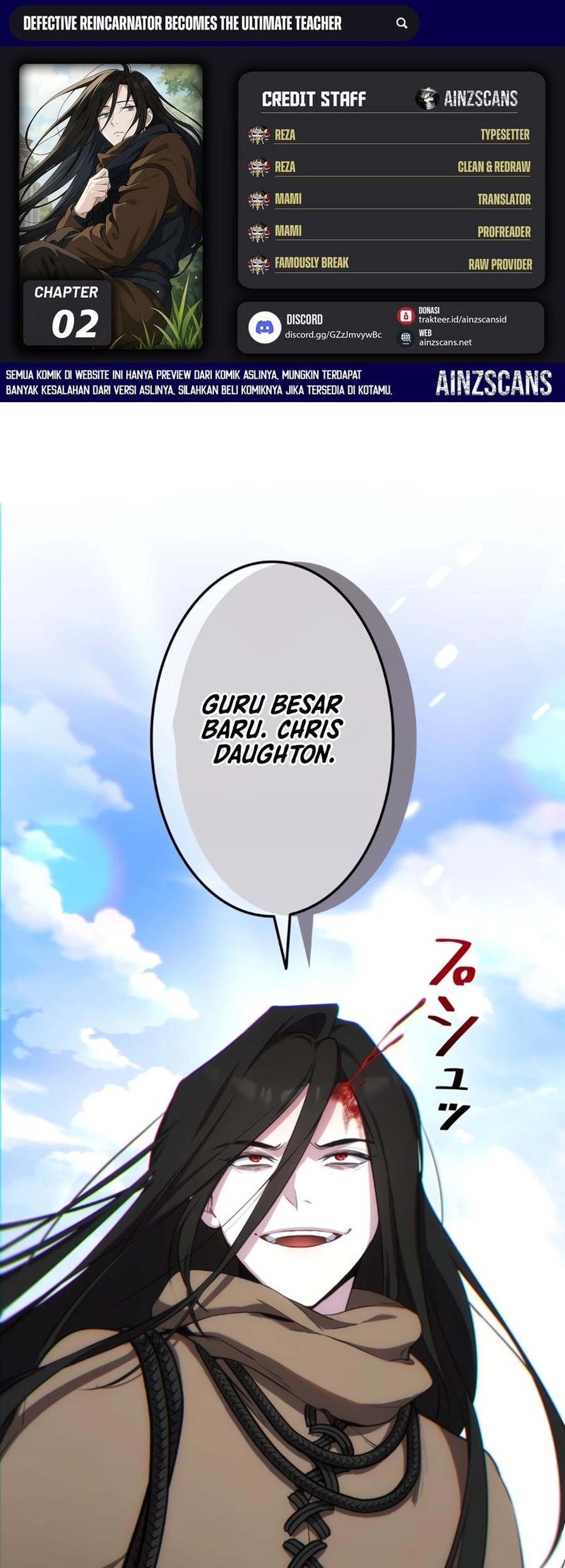 Defective Reincarnator Becomes The Ultimate Teacher Chapter 2 - halaman 1