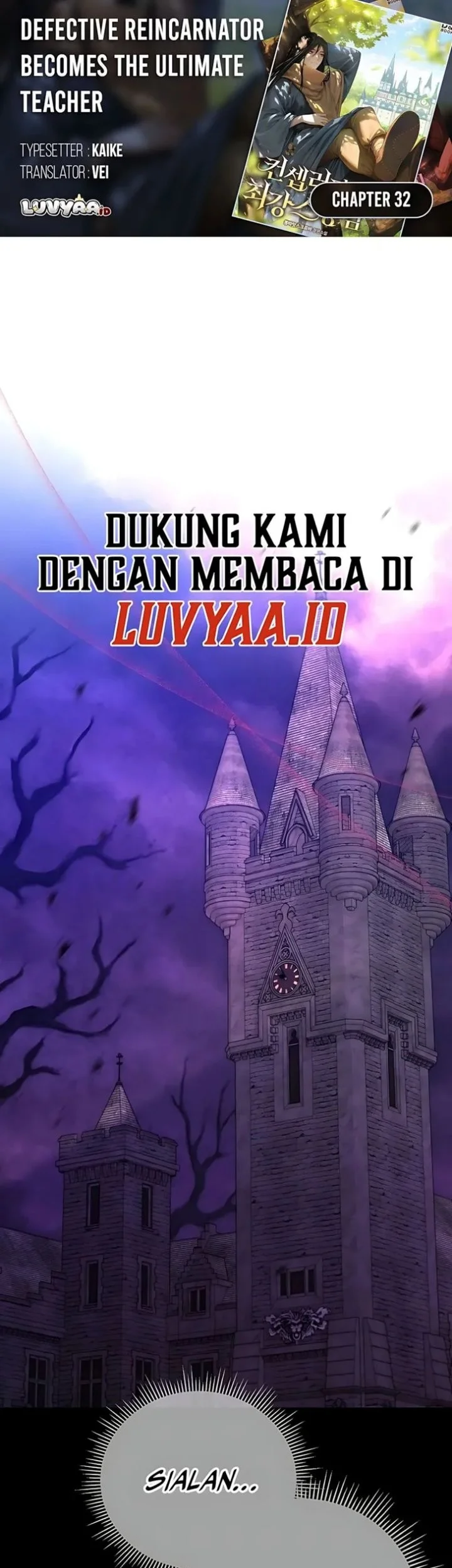 Defective Reincarnator Becomes The Ultimate Teacher Chapter 32 - halaman 1