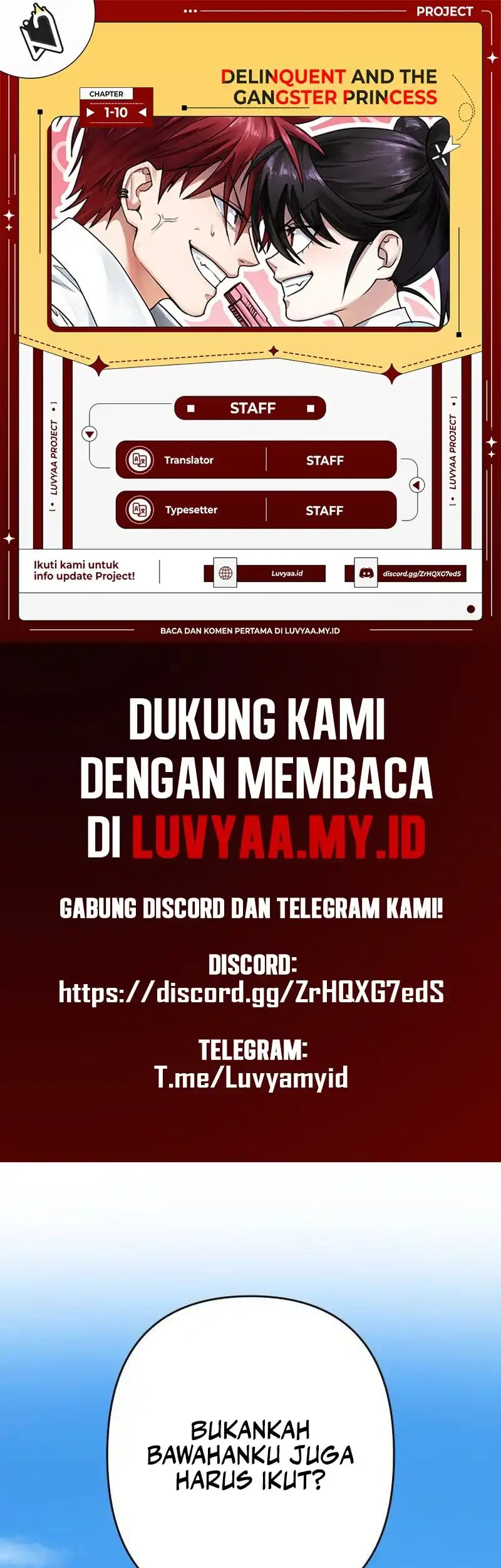 Delinquent and the Gangster Princess Chapter 10 - halaman 1