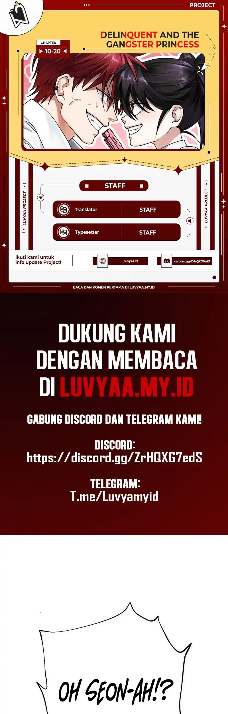 Delinquent and the Gangster Princess Chapter 12 - halaman 1