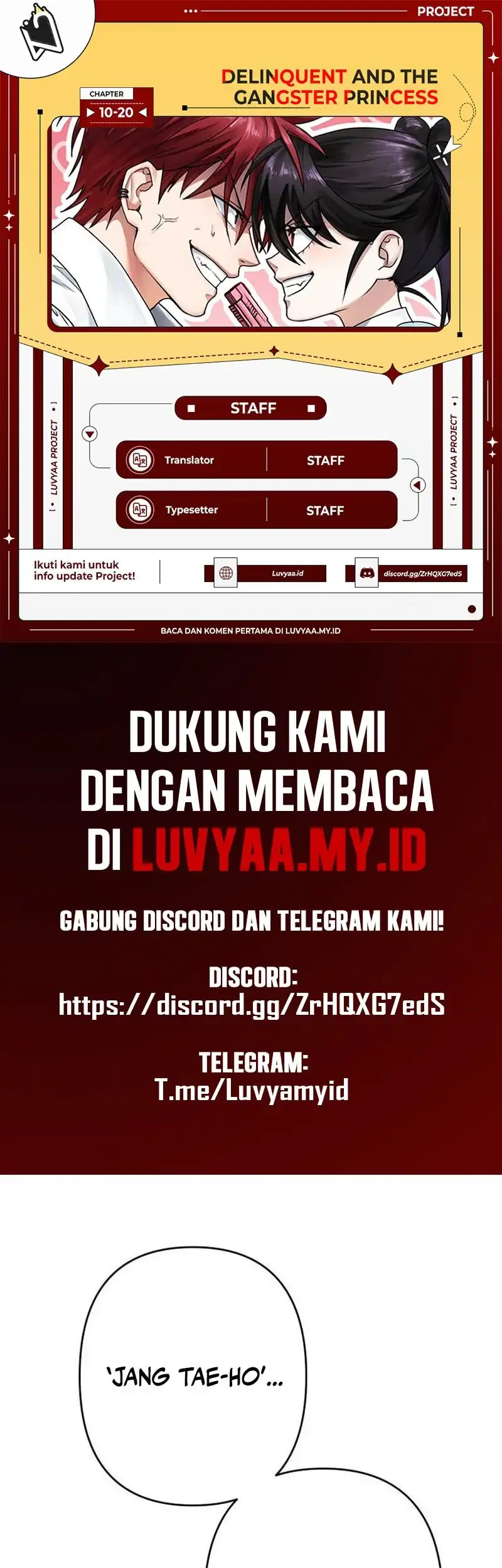 Delinquent and the Gangster Princess Chapter 13 - halaman 1
