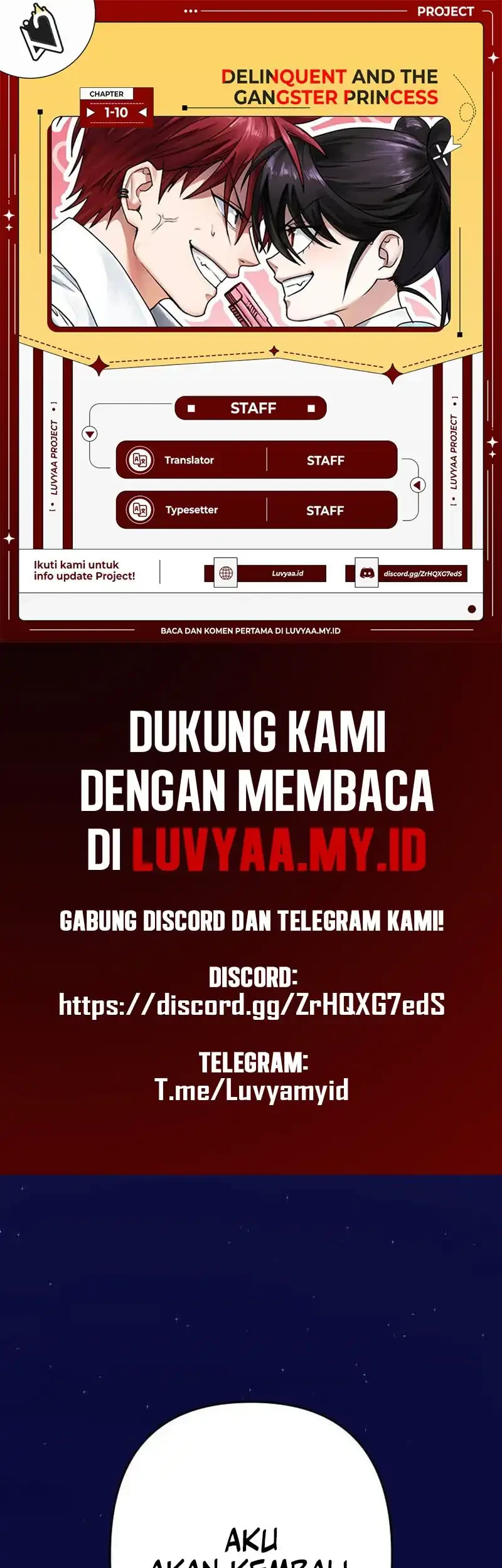 Delinquent and the Gangster Princess Chapter 8 - halaman 1